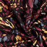 Viscose Jersey abstract splashes of colour – black/burgundy,  thumbnail number 3