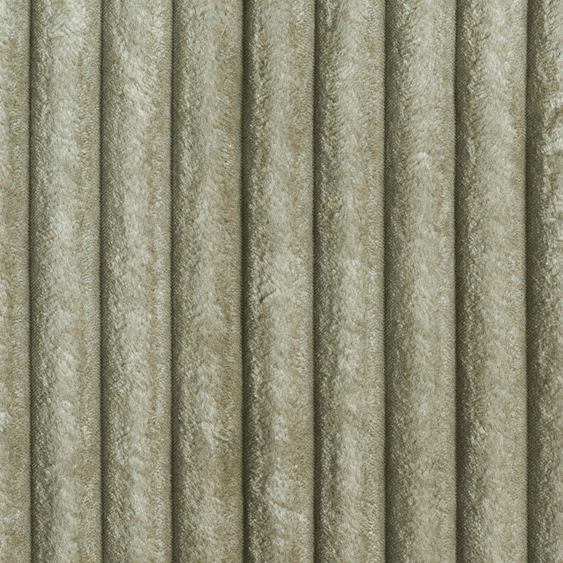 Upholstery Fabric Fur stripes – light khaki,  image number 1