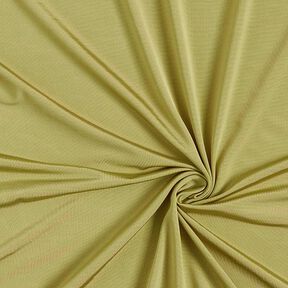 Super stretchy plain tricot fabric – yellow olive, 
