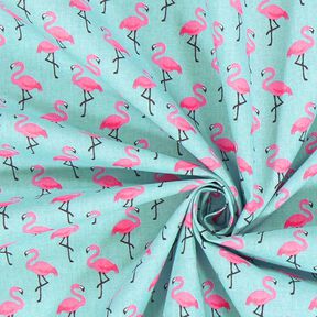 Flamingo Coated Cotton – light blue, 