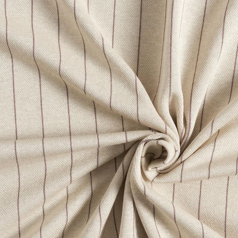 Knitted jacquard pinstripe – beige/dark brown,  image number 3