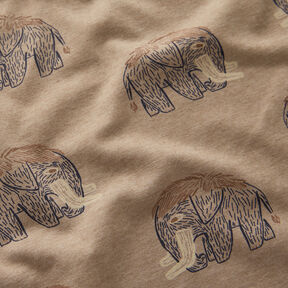 Cotton Jersey Mammoths – light brown, 
