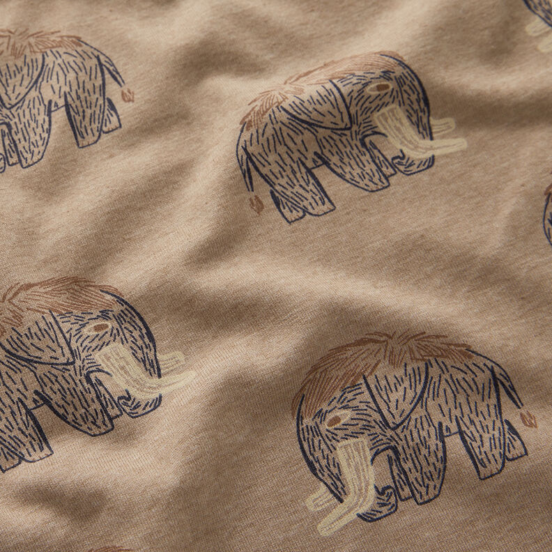 Cotton Jersey Mammoths | by Poppy light brown,  image number 2