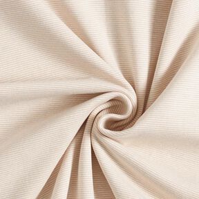 Tubular cuff fabric narrow stripes – beige/offwhite, 