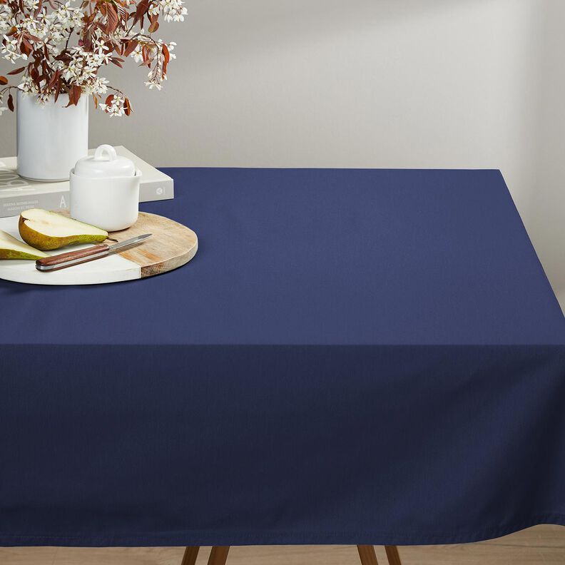 Decor Linen Plain – navy blue,  image number 7