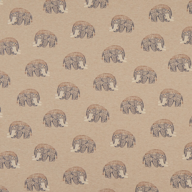 Cotton Jersey Mammoths | by Poppy light brown,  image number 1