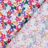 Coated Cotton pastel flowers – white/lilac,  thumbnail number 5