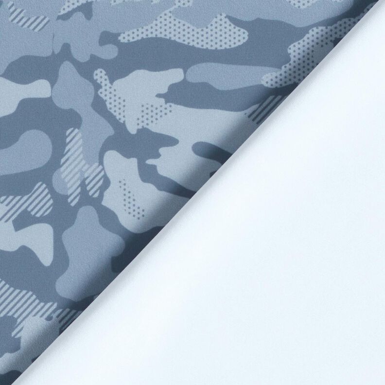 Sports and functional jersey camouflage – blue grey,  image number 4