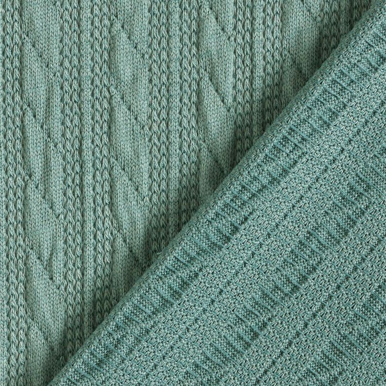 Knit Cloqué Cable Pattern – eucalyptus,  image number 4