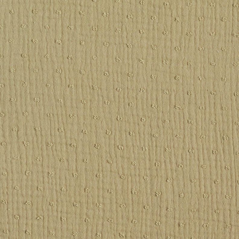 Dobby muslin – light khaki,  image number 1