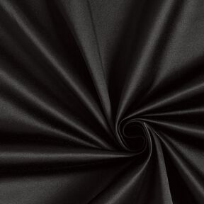 Plain satin cotton blend – black, 