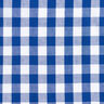 Cotton Vichy check 1,7 cm – royal blue/white,  thumbnail number 1