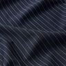 Woollen cloth pinstripe – midnight blue/white,  thumbnail number 2