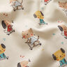 Cotton Poplin Cat and dog riding scooter – natural,  thumbnail number 2