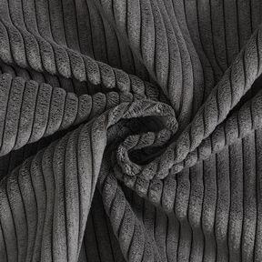 Upholstery Fabric soft corduroy – anthracite, 