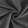 Upholstery Fabric soft corduroy – anthracite,  thumbnail number 1