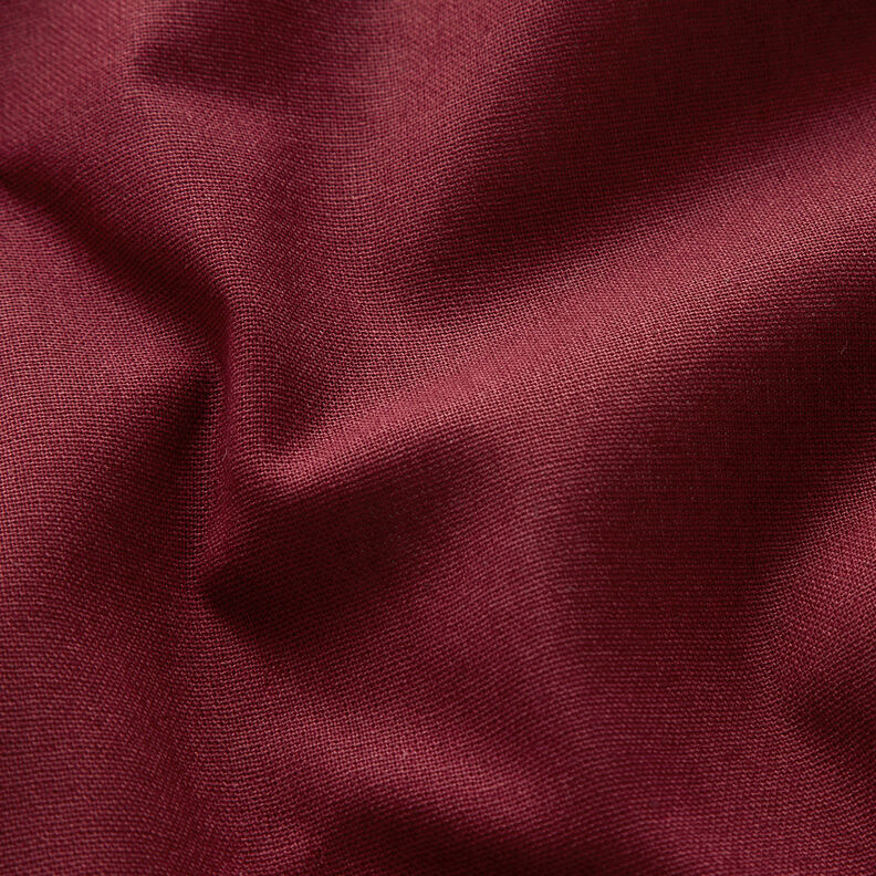 Cotton Cretonne Plain – burgundy,  image number 2