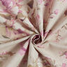 Decor Fabric Half Panama Painted Roses – natural,  thumbnail number 3