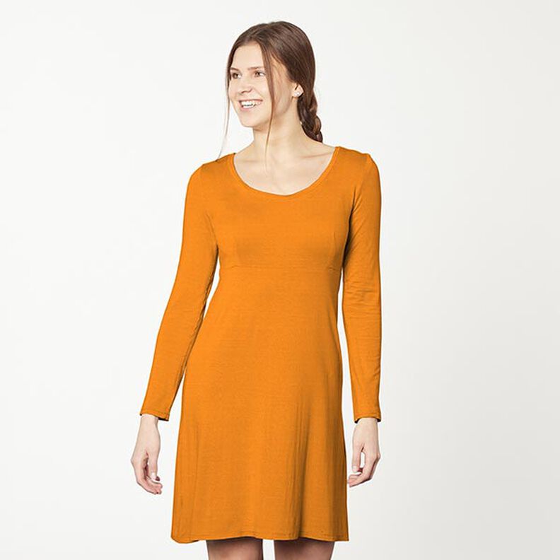 Medium Cotton Jersey Plain – orange,  image number 6