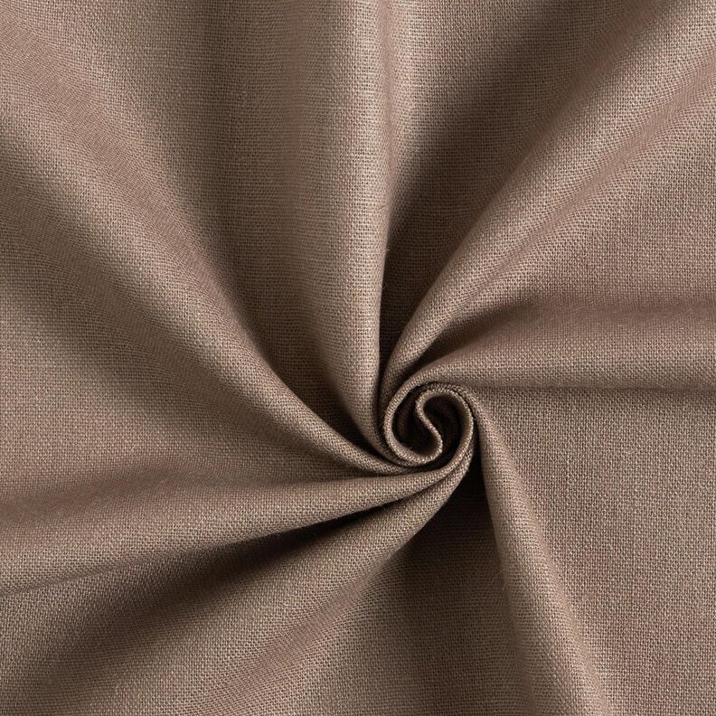 Decor Linen Plain – dark taupe,  image number 1