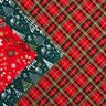 Cretonne Decor Fabric Christmas Check – red,  thumbnail number 5