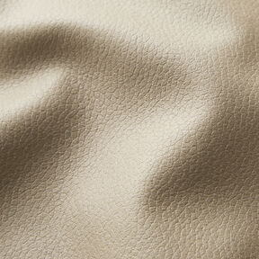 Upholstery Fabric Imitation Leather light embossing – taupe, 