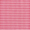 Cotton Vichy check 0,5 cm – red/white,  thumbnail number 1