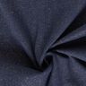 Glitter cuffs tubular fabric – navy blue/metallic silver,  thumbnail number 1