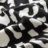 Viscose Jersey abstract leopard spots – black/white,  thumbnail number 2