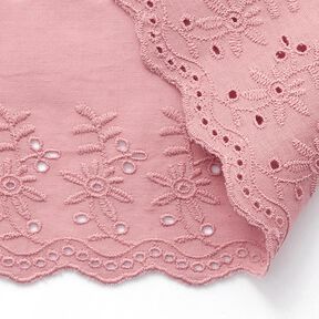 Scalloped Floral Lace Trim [ 9 cm ] – pink, 