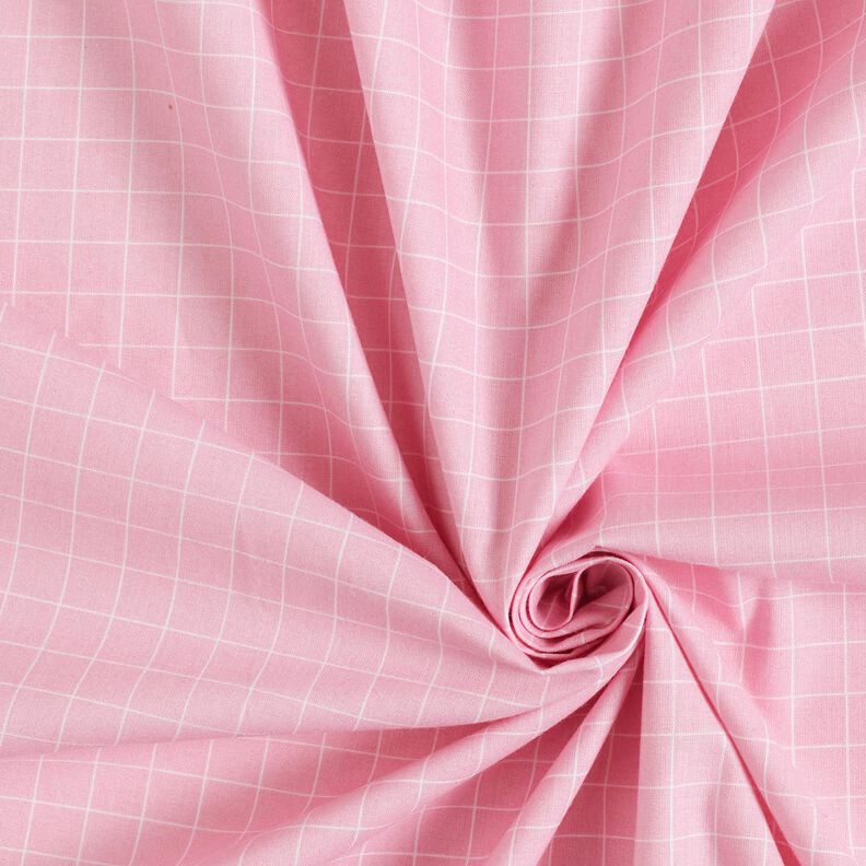 Cotton Cretonne Grid check – light pink,  image number 3