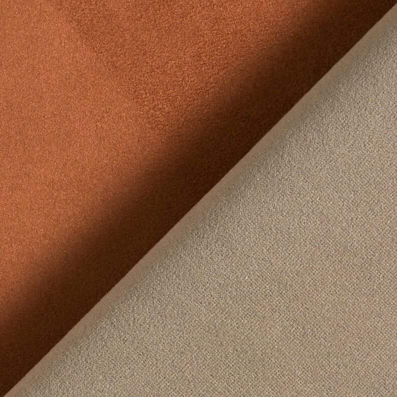 Upholstery Fabric Imitation nubuck – bronze,  image number 4