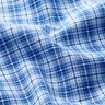 Cotton fabric gradient check – white/royal blue,  thumbnail number 2