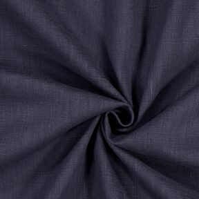 Linen fabric Ramie mix medium – midnight blue, 