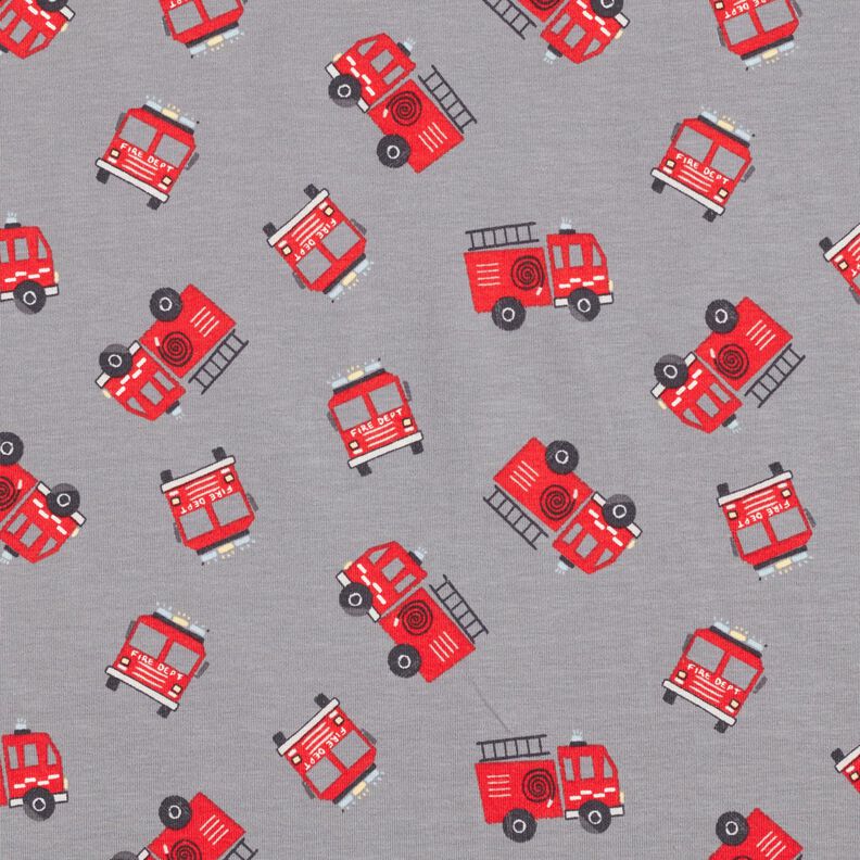 Cotton Jersey fire brigade – grey,  image number 1