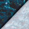 Cotton Jersey Space sparkle Digital Print | by Poppy black/light petrol,  thumbnail number 4