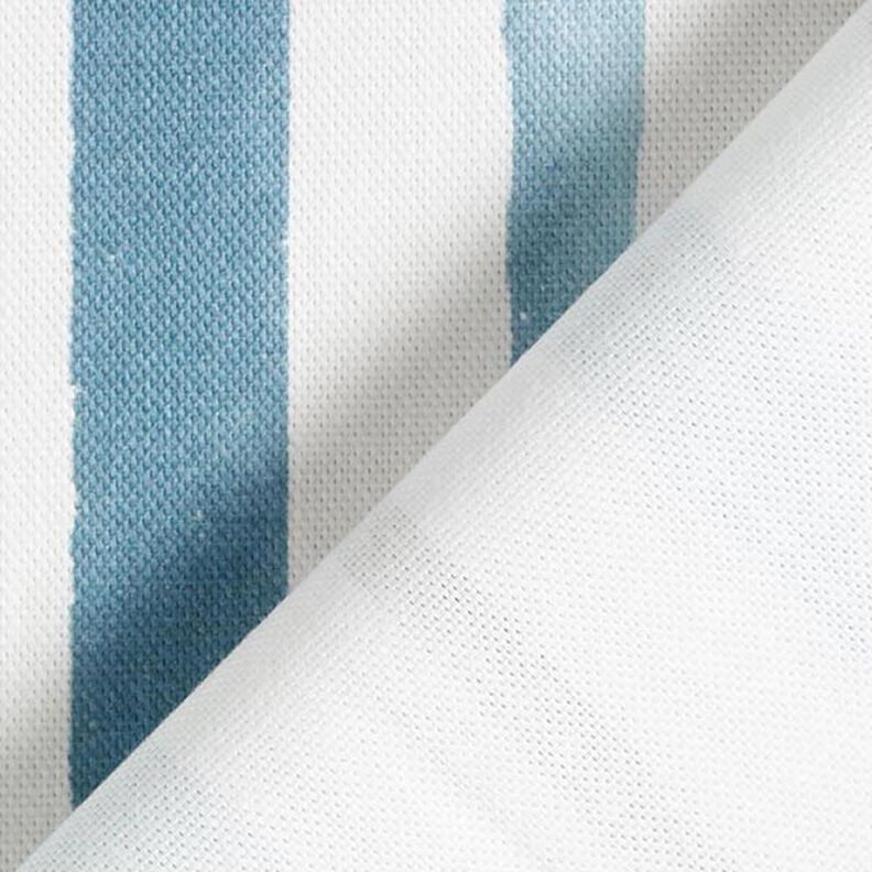 Watercolour Stripes Decor Half Panama – white/blue,  image number 5