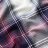 Shirt fabric cotton tartan – dark red/navy blue,  thumbnail number 2