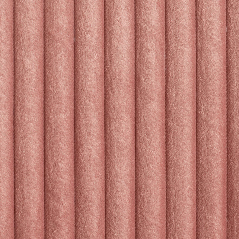 Upholstery Fabric Fur stripes – dusky pink,  image number 1