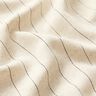 Viscose-linen crepe wide pinstripes – beige,  thumbnail number 2