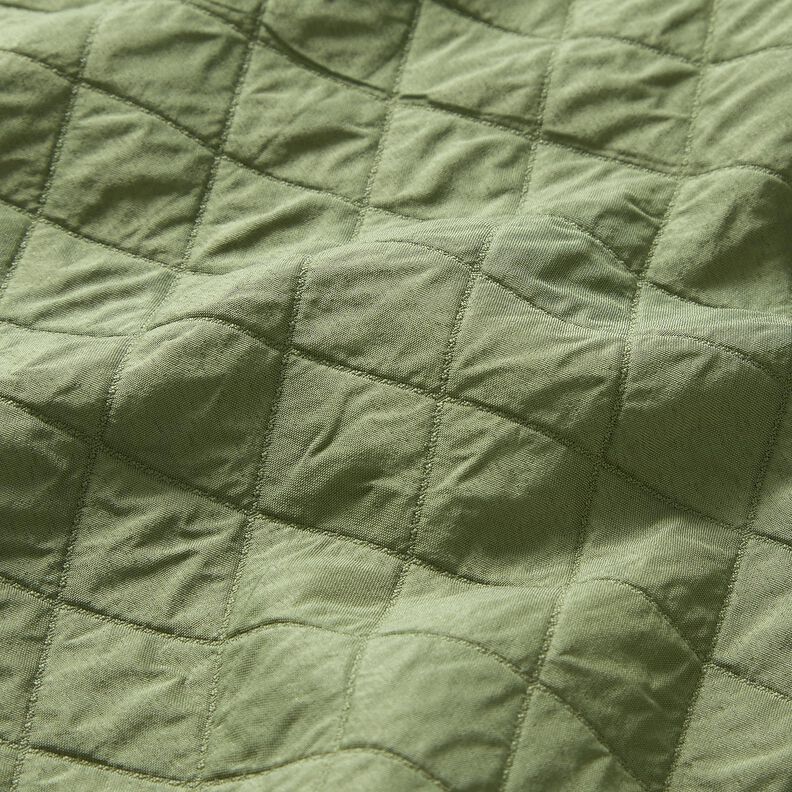 Diamond Quilted Fabric – reed,  image number 2