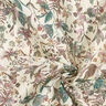 autumn flowers lightweight viscose fabric – natural,  thumbnail number 3