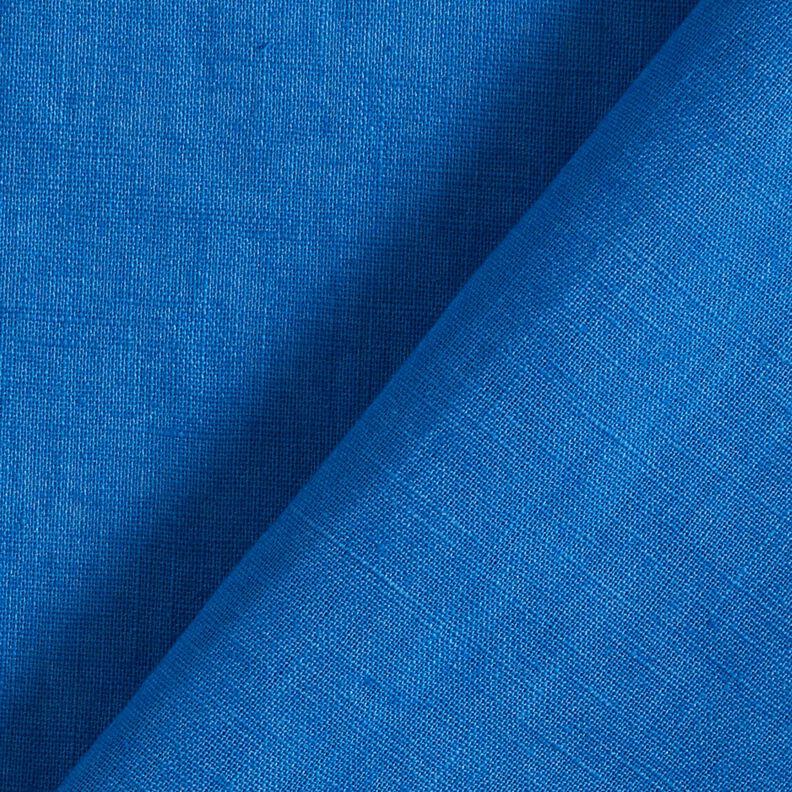 Lightweight linen blend pre-washed – royal blue,  image number 4