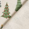 Decor Fabric Half Panama discreet fir trees – natural/green,  thumbnail number 4