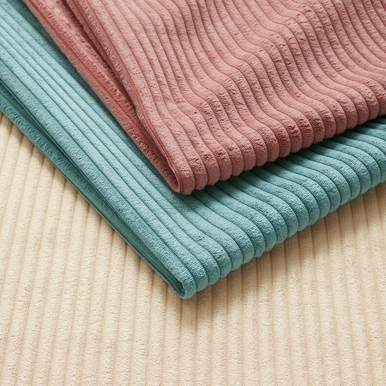 Upholstery Fabric soft corduroy – mint,  image number 5