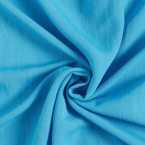 Plain-coloured plain weave viscose blend – turquoise, 