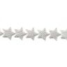 Self-adhesive Star Garland [20 mm] - silver metallic,  thumbnail number 1