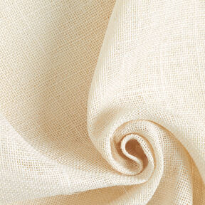 Decor Fabric Jute Plain 150 cm – ivory, 