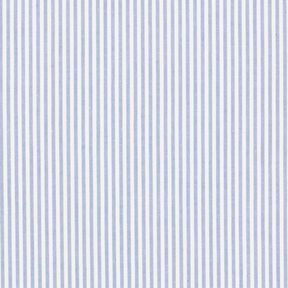 Cotton Poplin Stripes, yarn-dyed – denim blue/white, 