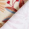 Decor Fabric Half Panama Floral – natural/berry,  thumbnail number 4